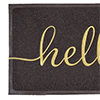 Коврик придверный пористый ComeForte "Hello"