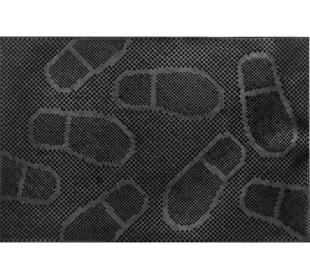 Коврик придверный резиновый ComeForte PIN MAT 40х60см «СЛЕДЫ» 10шт/уп