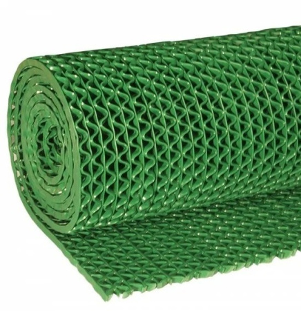 Противоскользящая дорожка ПВХ S-mat Zig Zag 0,9х15м*5 мм Зеленый 1шт/уп